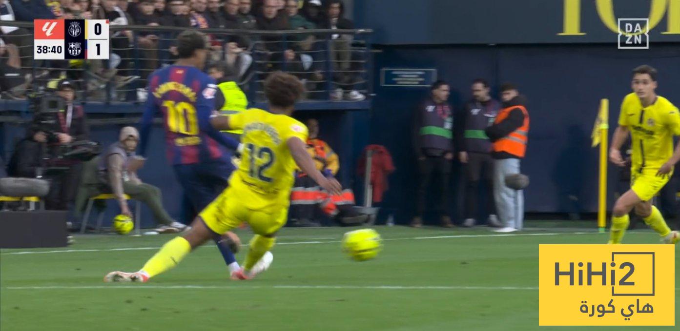 في الكورة : هل استحق لاعب فياريال الطرد بعد التدخل على لامين يامال ؟