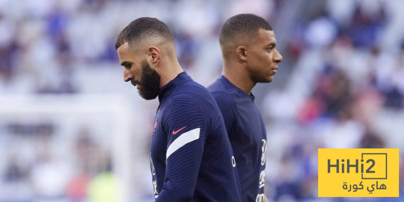 صراع مبابي مع كريم بنزيما