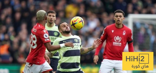 ارقام جيدة لـ نوتنغهام فوريست قبل استضافة مانشستر سيتي