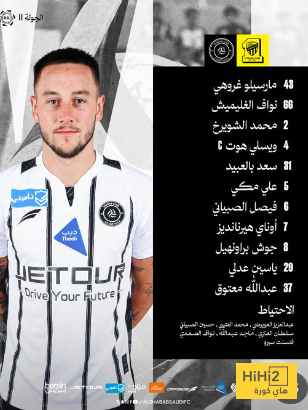 تشكيلة الشباب ضد الاتحاد في دوري روشن 1