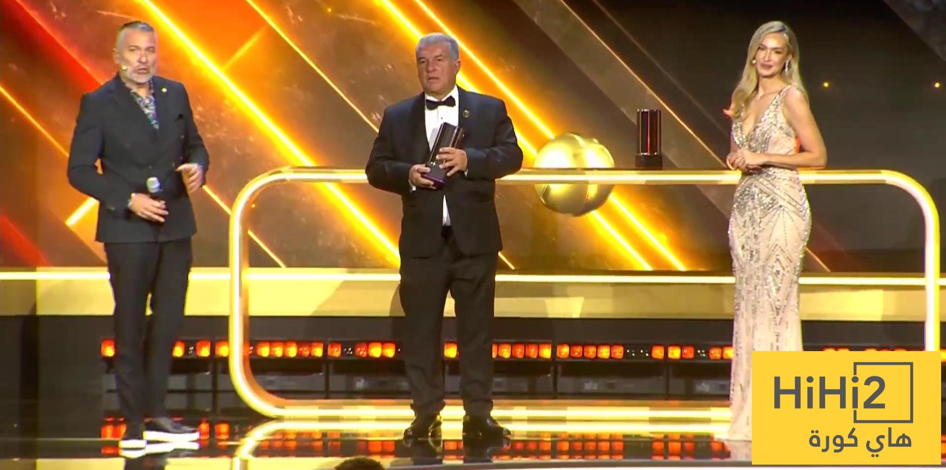 حديث لابورتا بعد فوز برشلونة بلقب الأفضل في الليغا