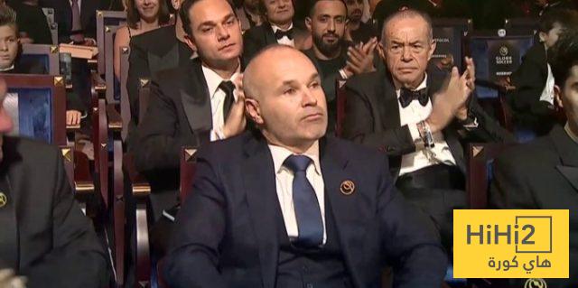 رسميًا … انييستا يتوج بجائزة المسيرة الكروية في حفل جلوب سكور
