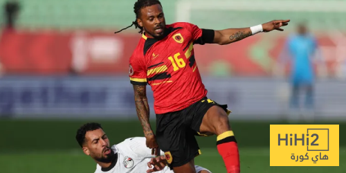 إحصائيات نصف ساعة من مباراة مصر وأنجولا