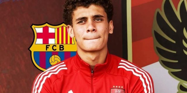 الأهلي يحسم موقفه اليوم من انتقال حمزة عبد الكريم لبرشلونة