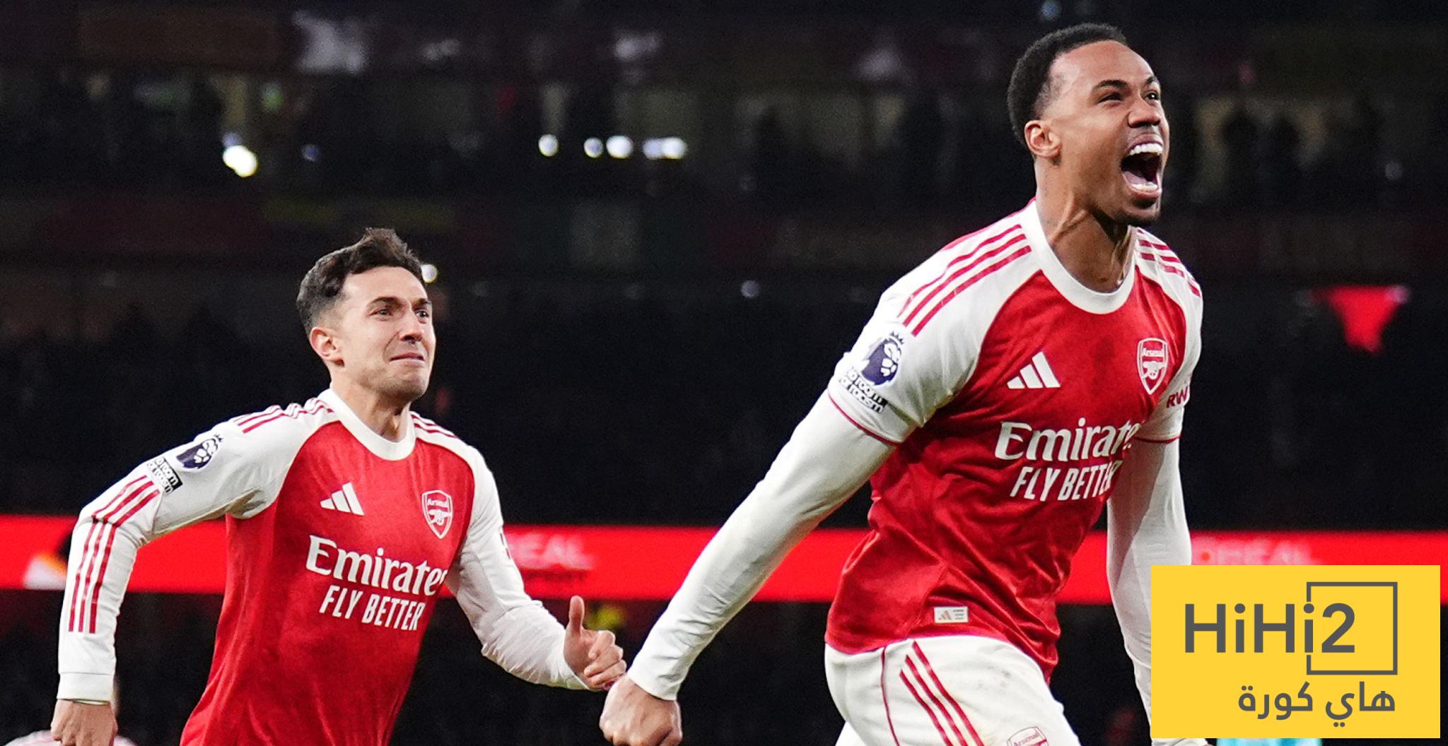 نتائج آخر خمس مباريات بين أرسنال وبورنموث