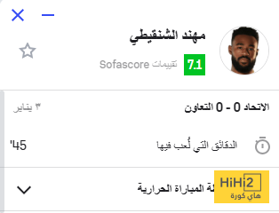 لاعب الاتحاد يتألق ضد التعاون 3