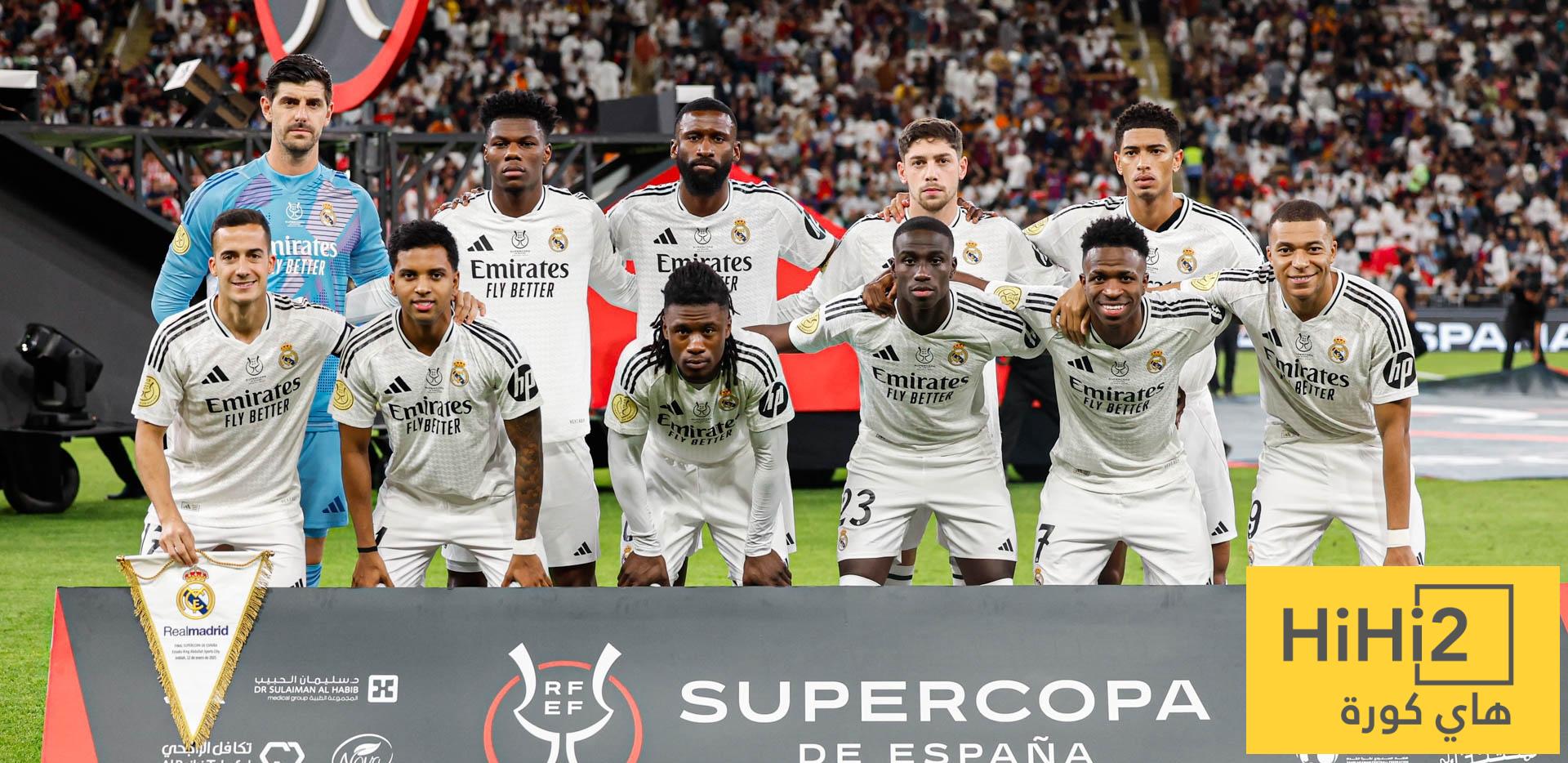 صور – غرفة ملابس ريال مدريد قبل نهائي السوبر