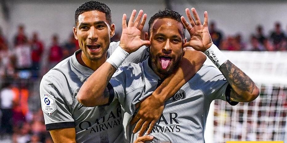 نيمار يشجع المغرب من اجل اشرف حكيمي