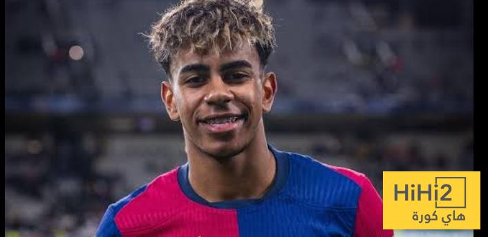 ارقام لامين يامال في الشوط الأول أمام راسينغ