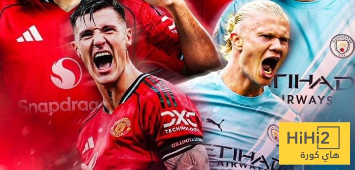 الرسم التكتيكي لـ مانشستر يونايتد أمام السيتي