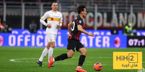 إحصائيات نصف ساعة من مباراة ميلان وليتشي