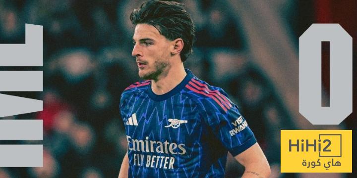 رقم قياسي لـ ديكلان رايس هذا الموسم