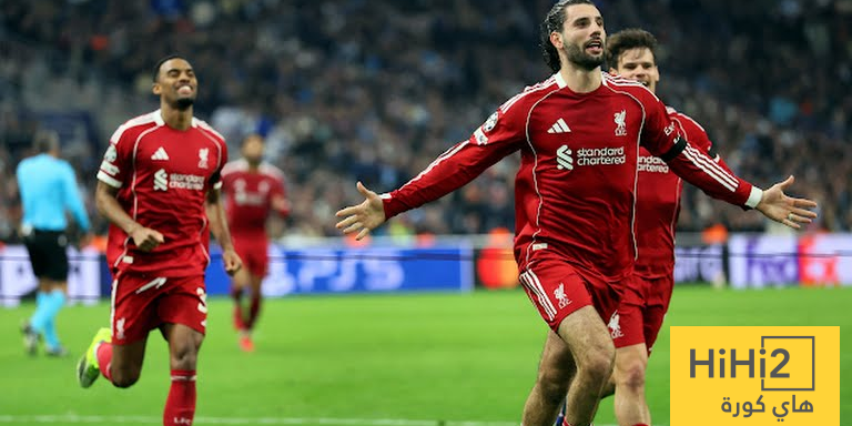 ليفربول يضرب مارسيليا بثلاثية في دوري ابطال اوروبا