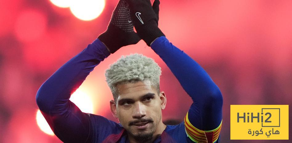 أراوخو يمنح برشلونة جرعة تفاؤل قبل المرحلة الحاسمة