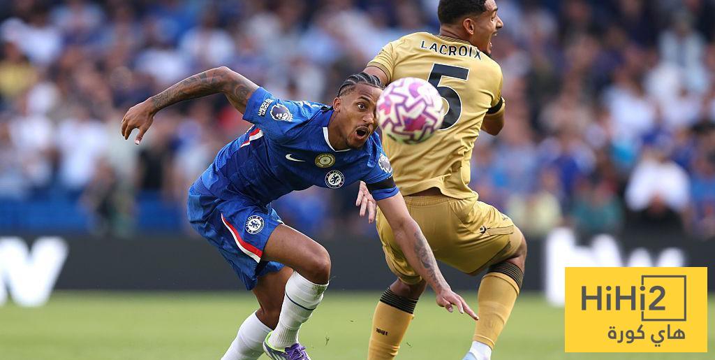 نتائج آخر خمس مباريات بين تشيلسي وكريستال بالاس