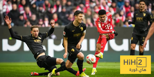 إحصائيات الشوط الأول لمباراة بايرن ميونخ وأوغسبورغ