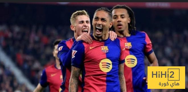 رافينيا يسجل الهدف الثاني لبرشلونة أمام اوفيدو