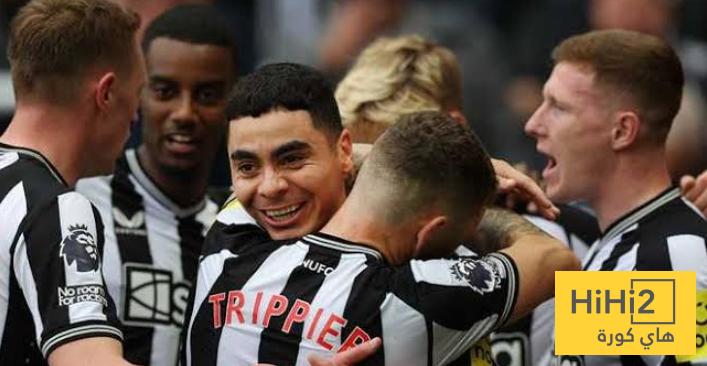 الاكثر صناعة للأهداف من نيوكاسل في دوري الأبطال هذا الموسم