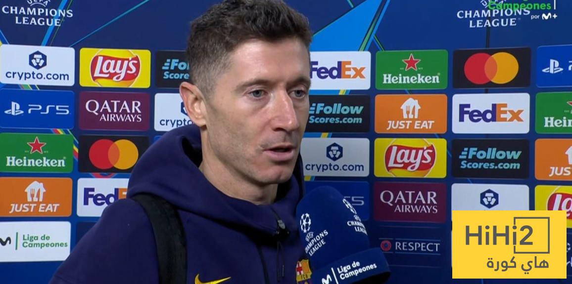 ليفاندوفسكي يعلق على الفوز أمام كوبنهاغن ليفاندوفسكي يعلق على الفوز أمام كوبنهاغن