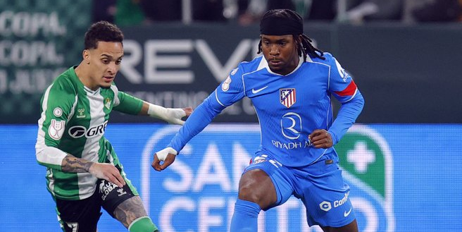 اتلتيكو مدريد يضرب بيتيس بثلاثية في الشوط الاول