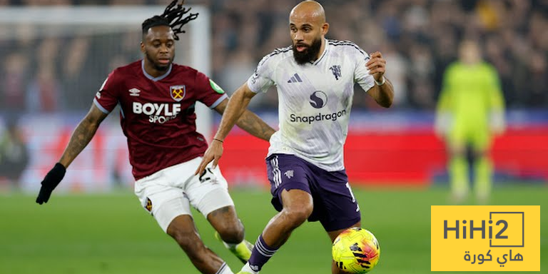 ترتيب الدوري الانجليزي بعد تعثر مانشستر يونايتد امام وست هام