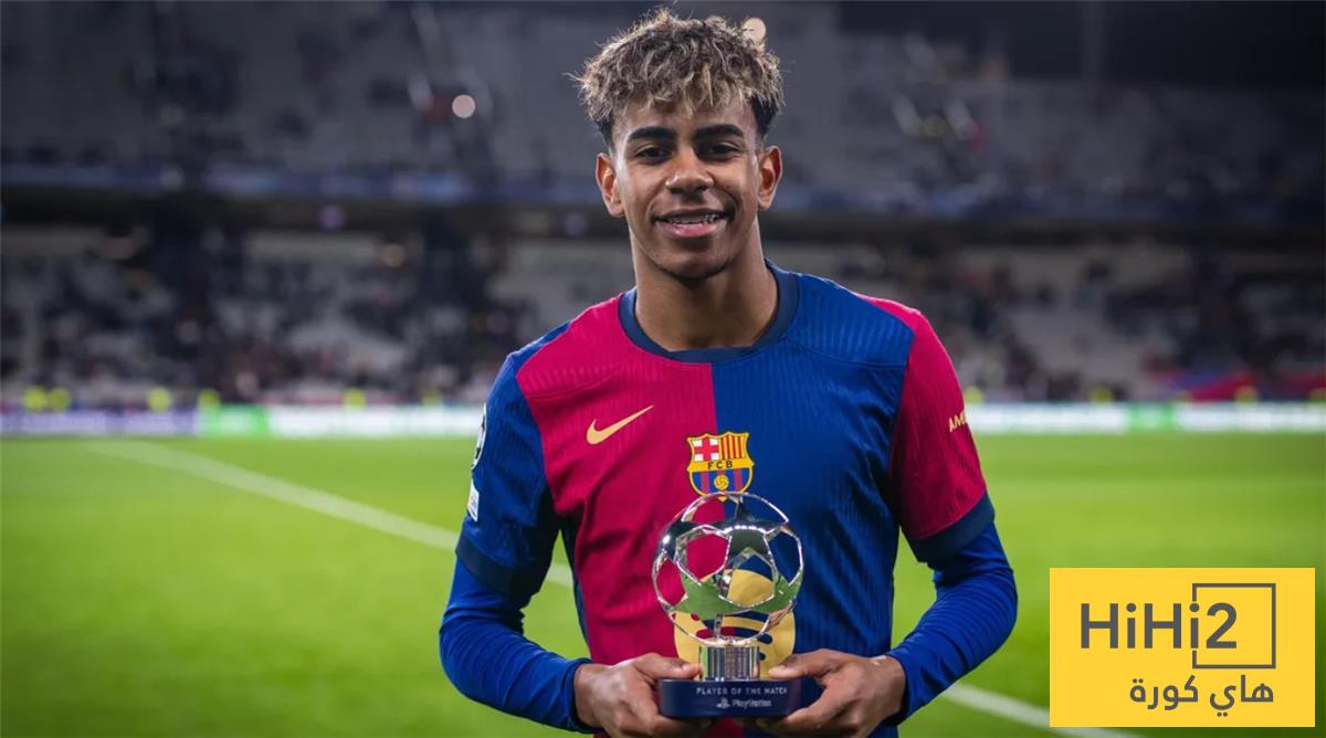 تكريم ملكي لـ لامين يامال