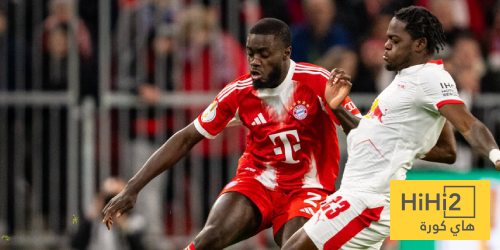 إحصائيات نصف ساعة من مباراة بايرن ميونخ ولايبزيغ