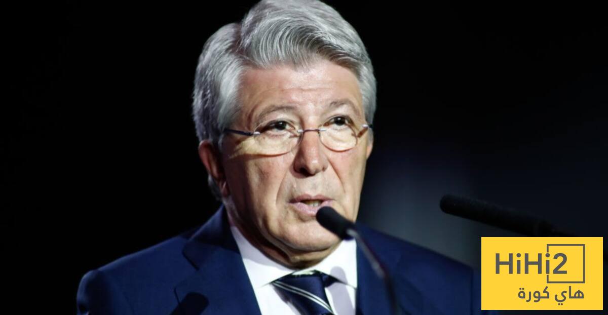 رئيس اتلتيكو مدريد يرد على اراوخو