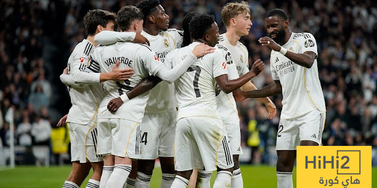 ريال مدريد يقسو على سوسيداد في الشوط الاول