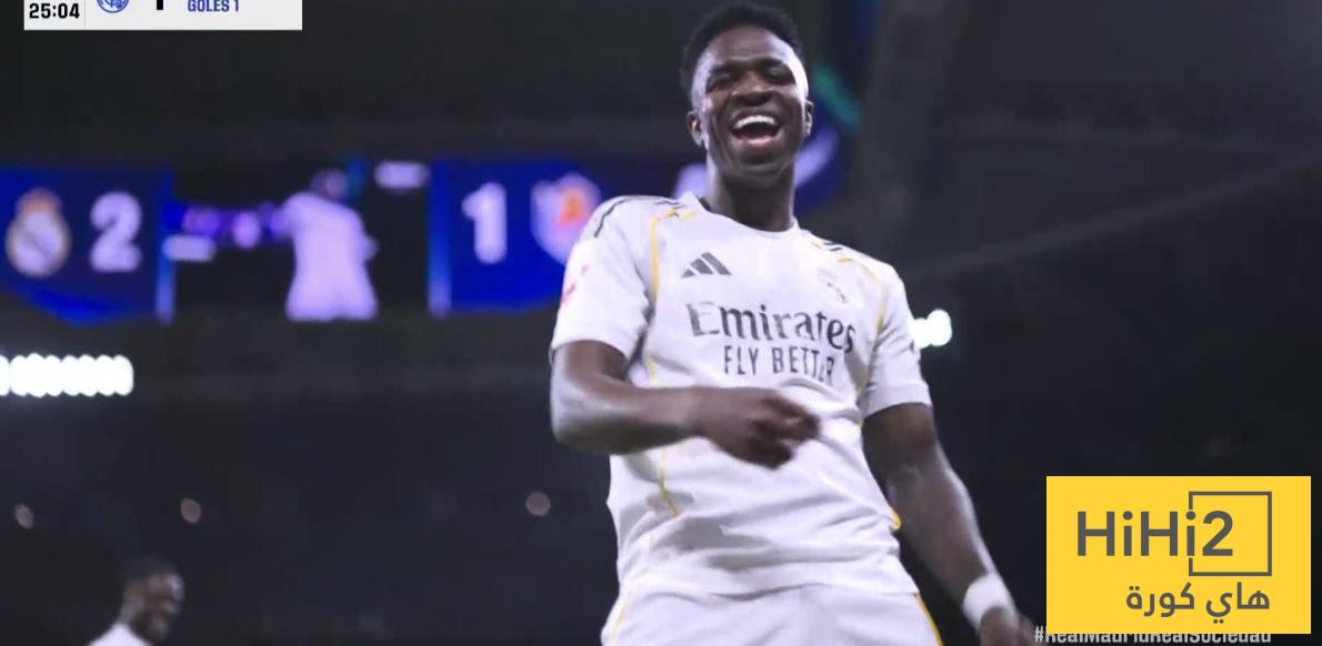 ترتيب هدافي الليغا بعد ثنائية فينيسيوس أمام سوسيداد ترتيب هدافي الليغا بعد ثنائية فينيسيوس أمام سوسيداد