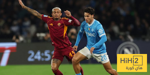 إحصائيات الشوط الأول لمباراة روما ونابولي