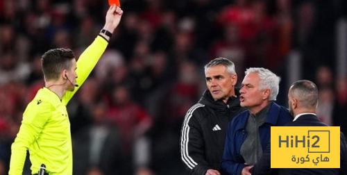 رسميا .. مورينيو يغيب عن مباراة الاياب ضد ريال مدريد