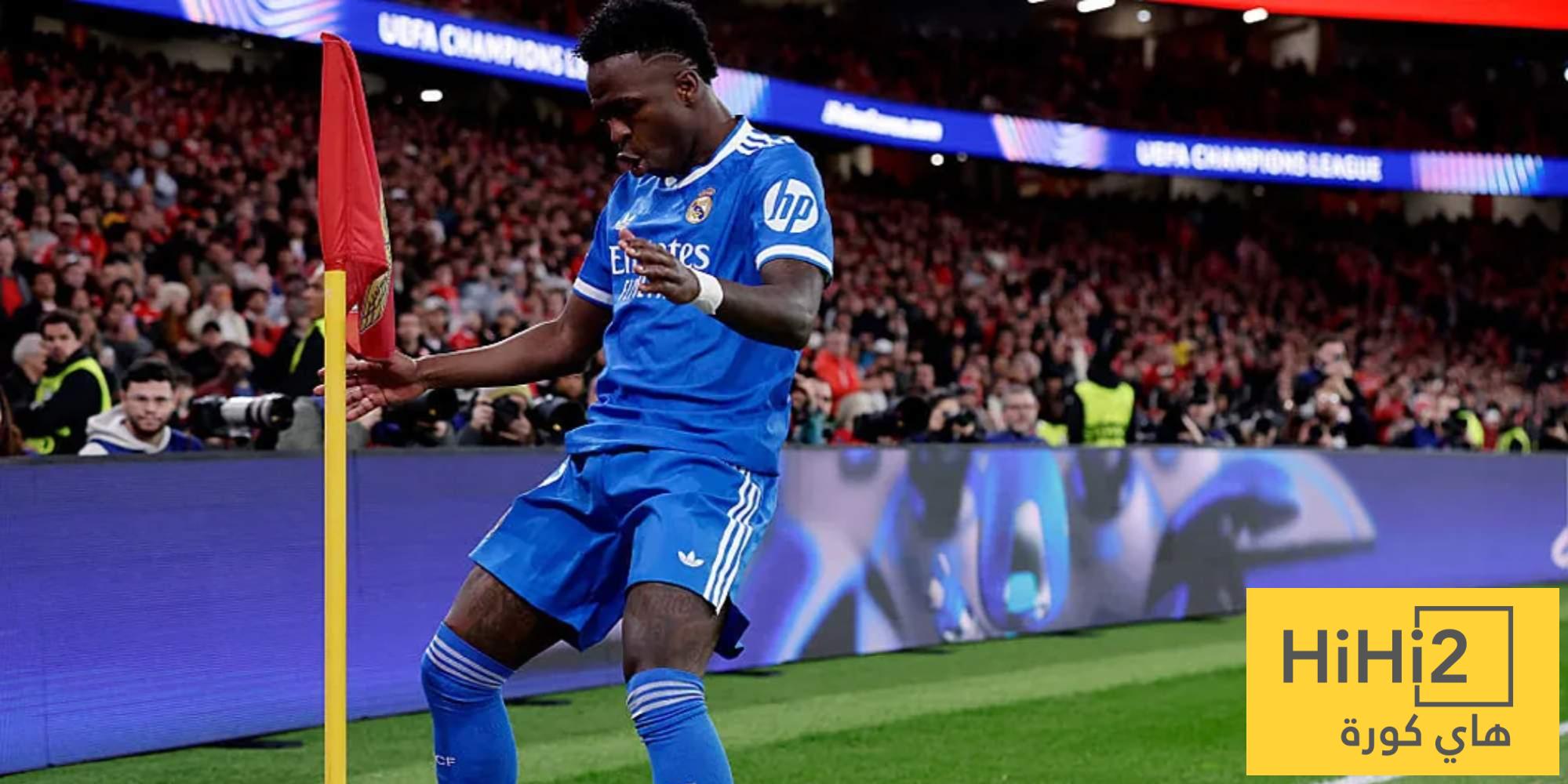 “أمر غبي” انتقاد حاد لاحتفال فينيسيوس أمام بنفيكا “أمر غبي” انتقاد حاد لاحتفال فينيسيوس أمام بنفيكا