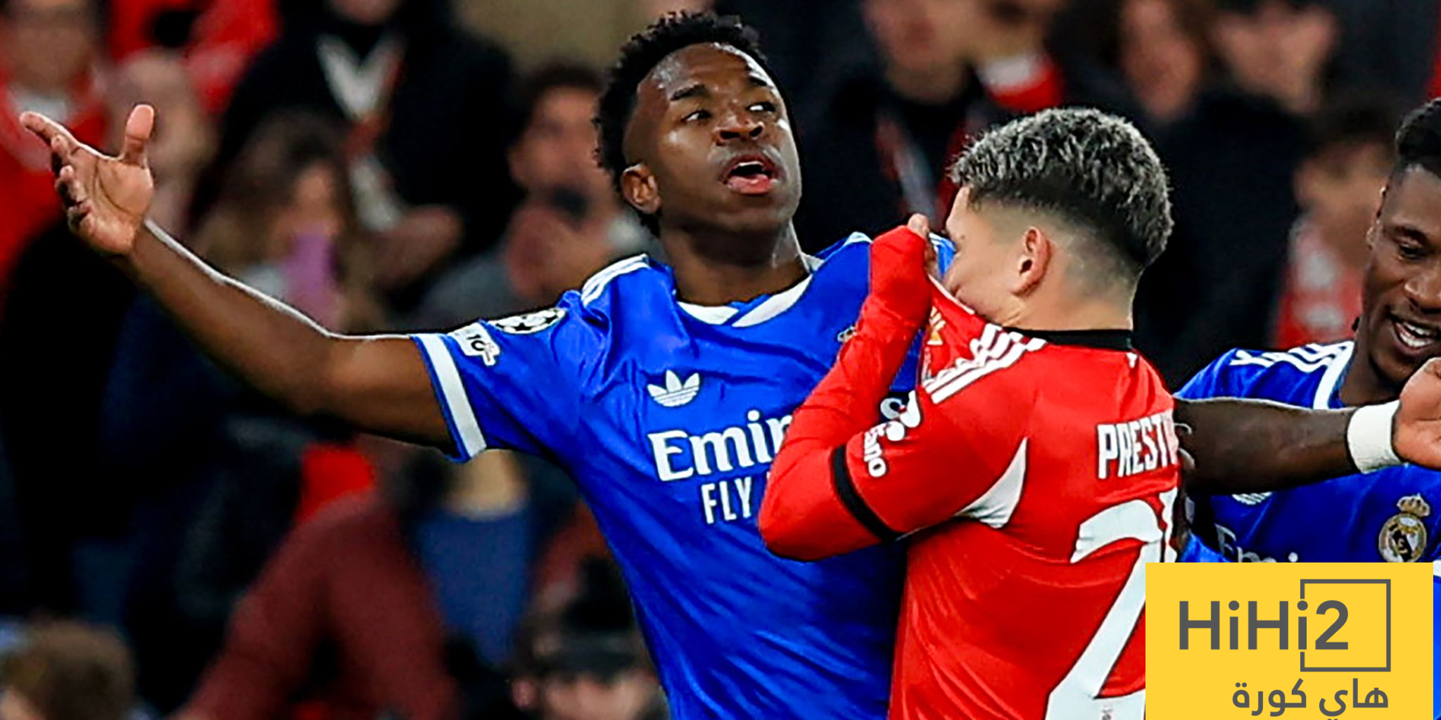 اليويفا سيجري تحقيقاً بشأن واقعة فينيسيوس وبريستياني