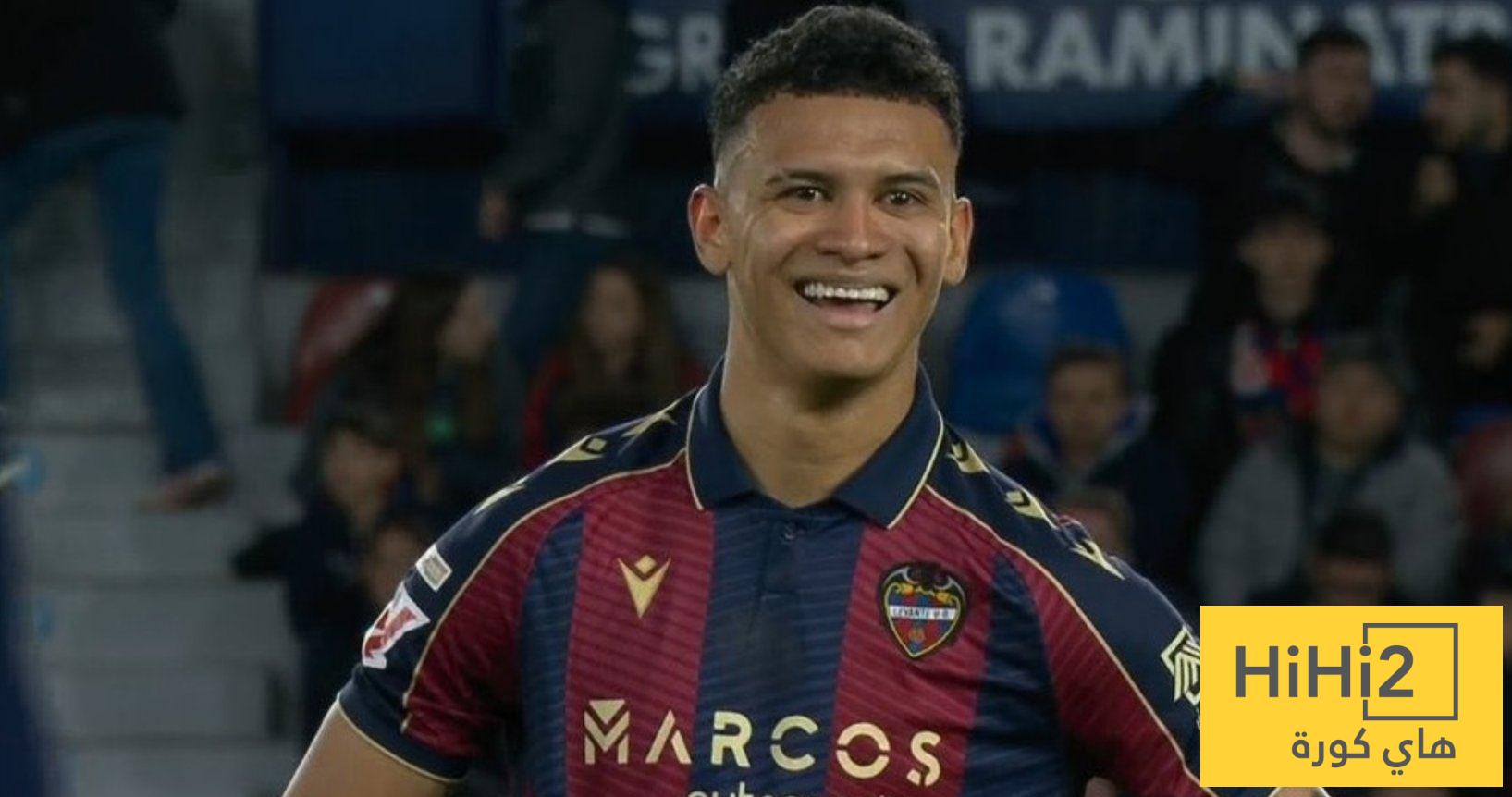 ليفانتي يفقد نجمه أمام برشلونة لهذا السبب