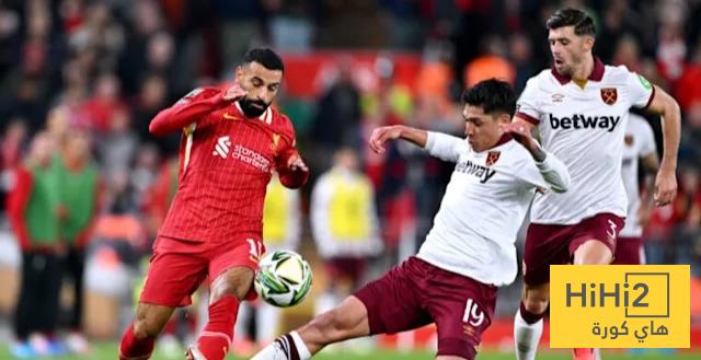 ترتيب ليفربول ووست هام في البريميرليغ