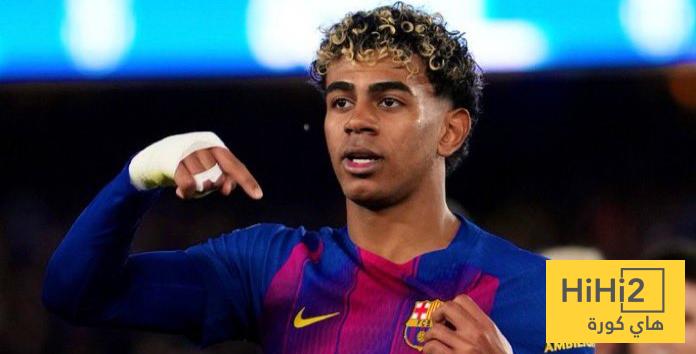 ايريك غارسيا يشيد بلامين بعد الهاتريك أمام فياريال