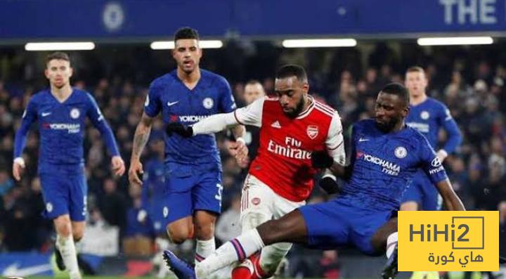 تشيلسي بدون فوز على أرسنال في أخر 5 مواسم