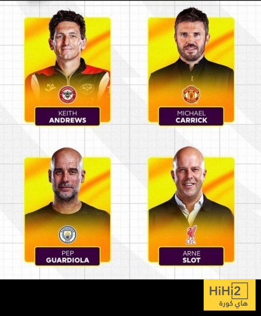 المرشحون لجائزة مدرب الشهر في الدوري الانجليزي 1