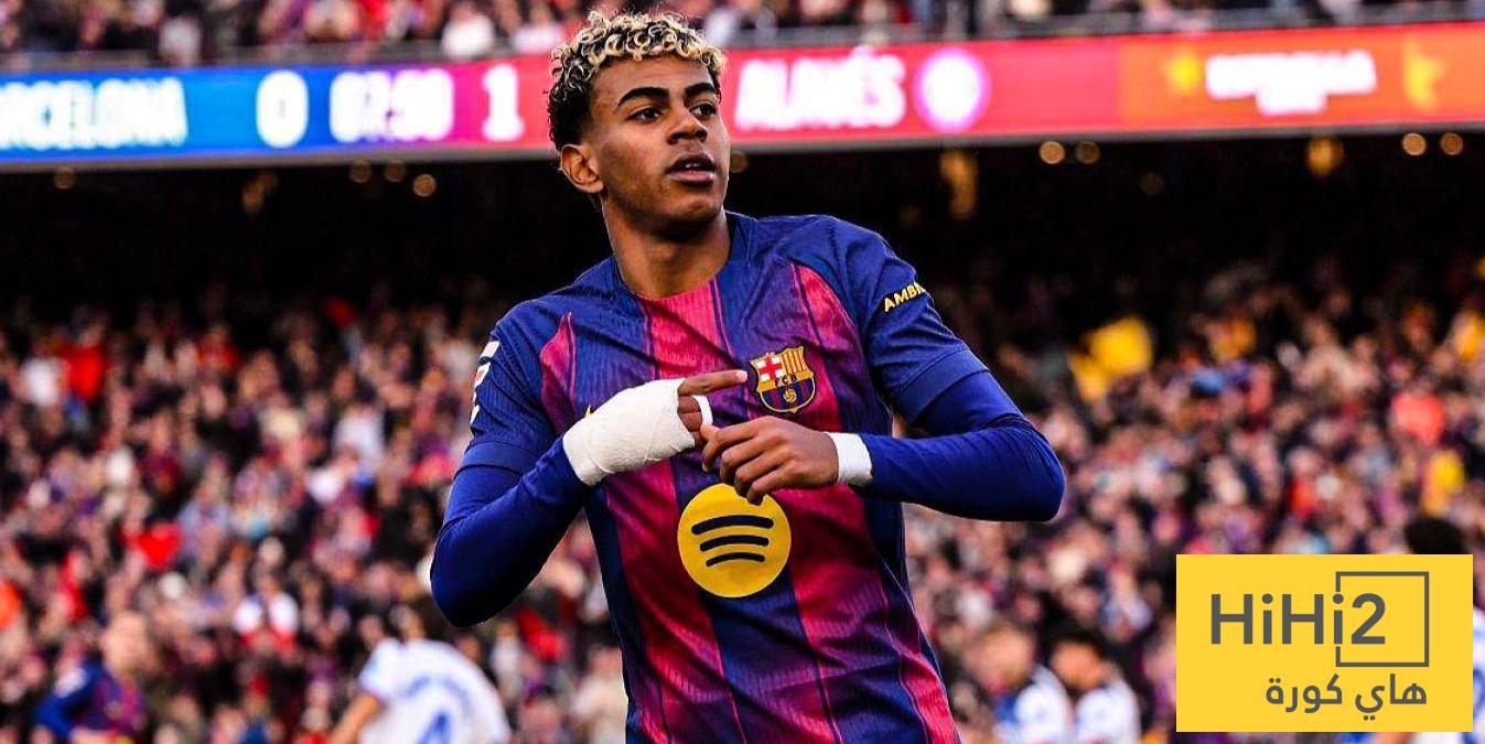 يامال يتسلم راية الإنقاذ من ميسي يامال يتسلم راية الإنقاذ من ميسي