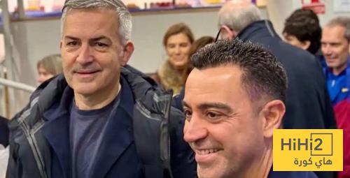 صورة .. فونت يوجه رسالة شكر لـ تشافي