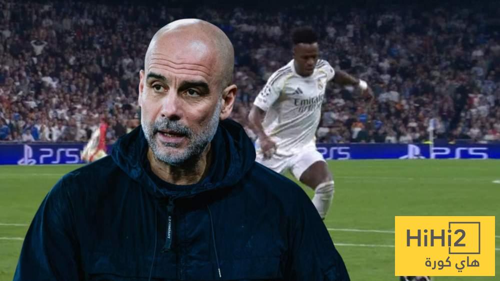 غوارديولا يشكك في ركلة جزاء فينيسيوس غوارديولا يشكك في ركلة جزاء فينيسيوس