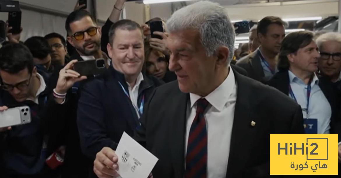 هكذا فاز لابورتا في انتخابات برشلونة الرئاسية