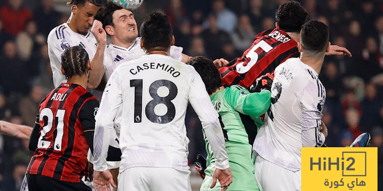 مانشستر يونايتد يضيف الهدف الثاني امام بورنموث