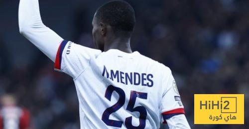 مينديز يتقدم لباريس سان جيرمان ضد نيس مينديز يتقدم لباريس سان جيرمان ضد نيس