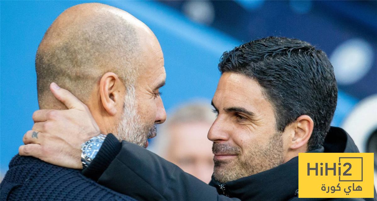 أرتيتا يكشف تفاصيل علاقته بـ غوارديولا قبل قمة ويمبلي