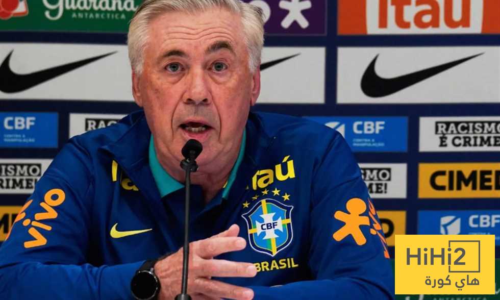 أنشيلوتي: سنهاجم بـ 4 لاعبين في منتخب البرازيل