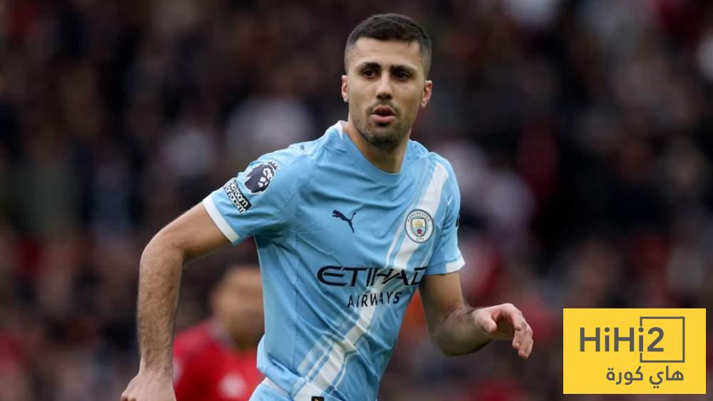 إدارة السيتي جاهز لابتزاز رودري