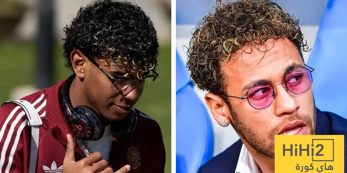 صور.. لامين يامال يقلد نيمار