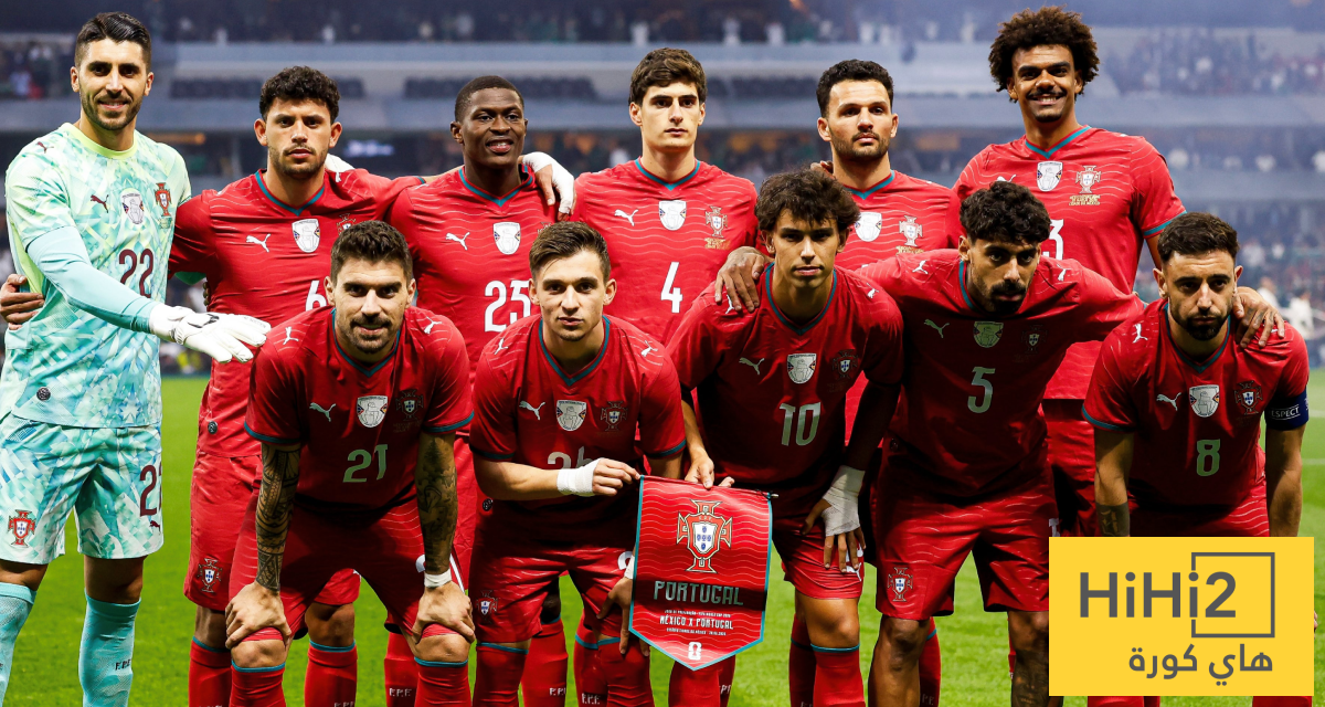 تشكيلة البرتغال الرسمية ضد أمريكا في لقاء ودي